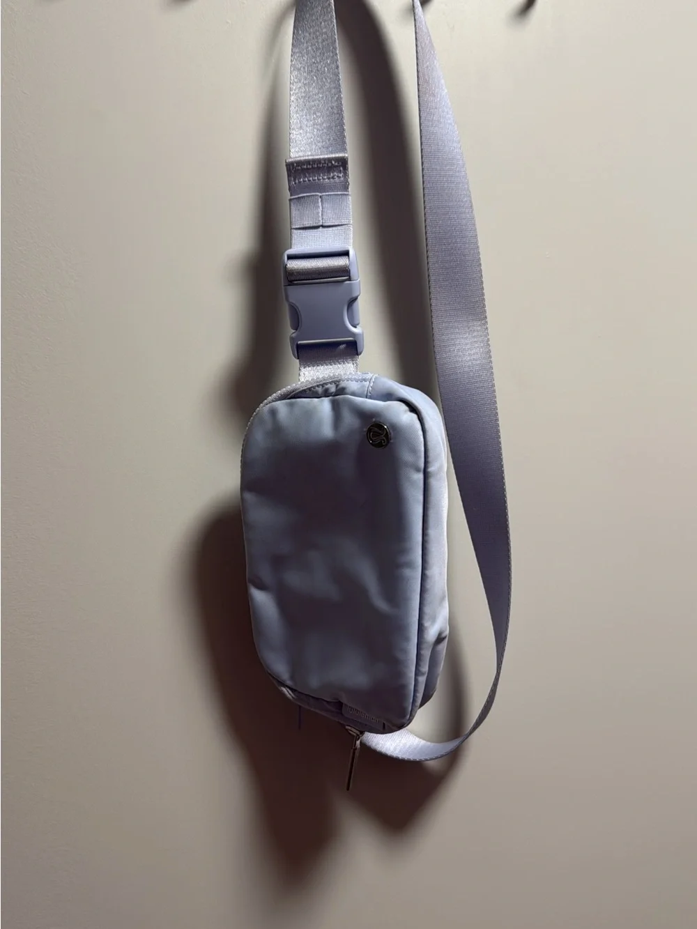 lululemon athletica Light Gray Crossbody Sling Bag